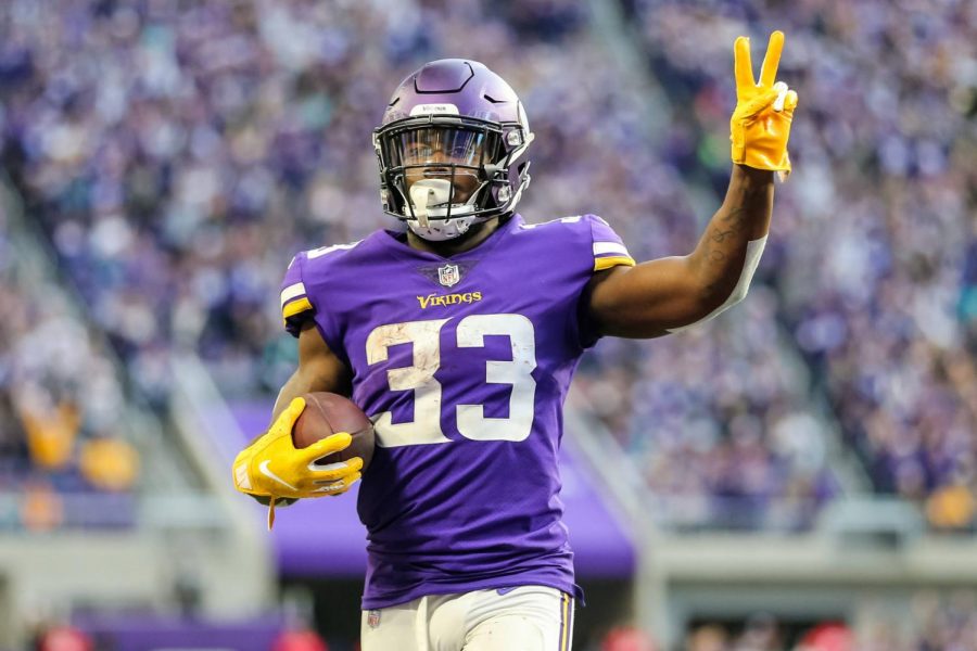 Vikings+RB+Dalvin+Cook+has+made+many+fantasy+football+owners+happy+with+his+league-leading+13+touchdowns.+%0A