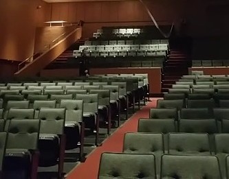 The GHS auditorium seats remain empty during the 2020-2021 season.