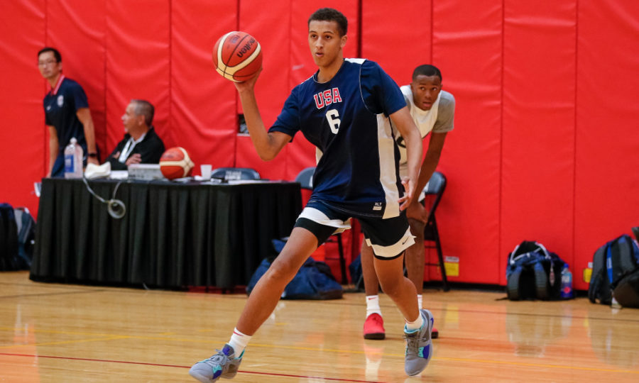 Patrick Baldwin Jr. participating in the team USA camp.