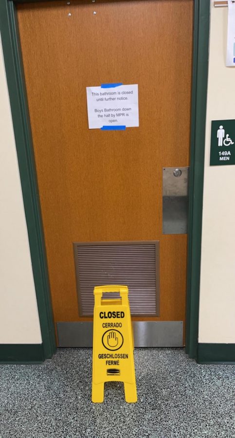 Highschool bathrooms closed because of the Devious Licks trend.