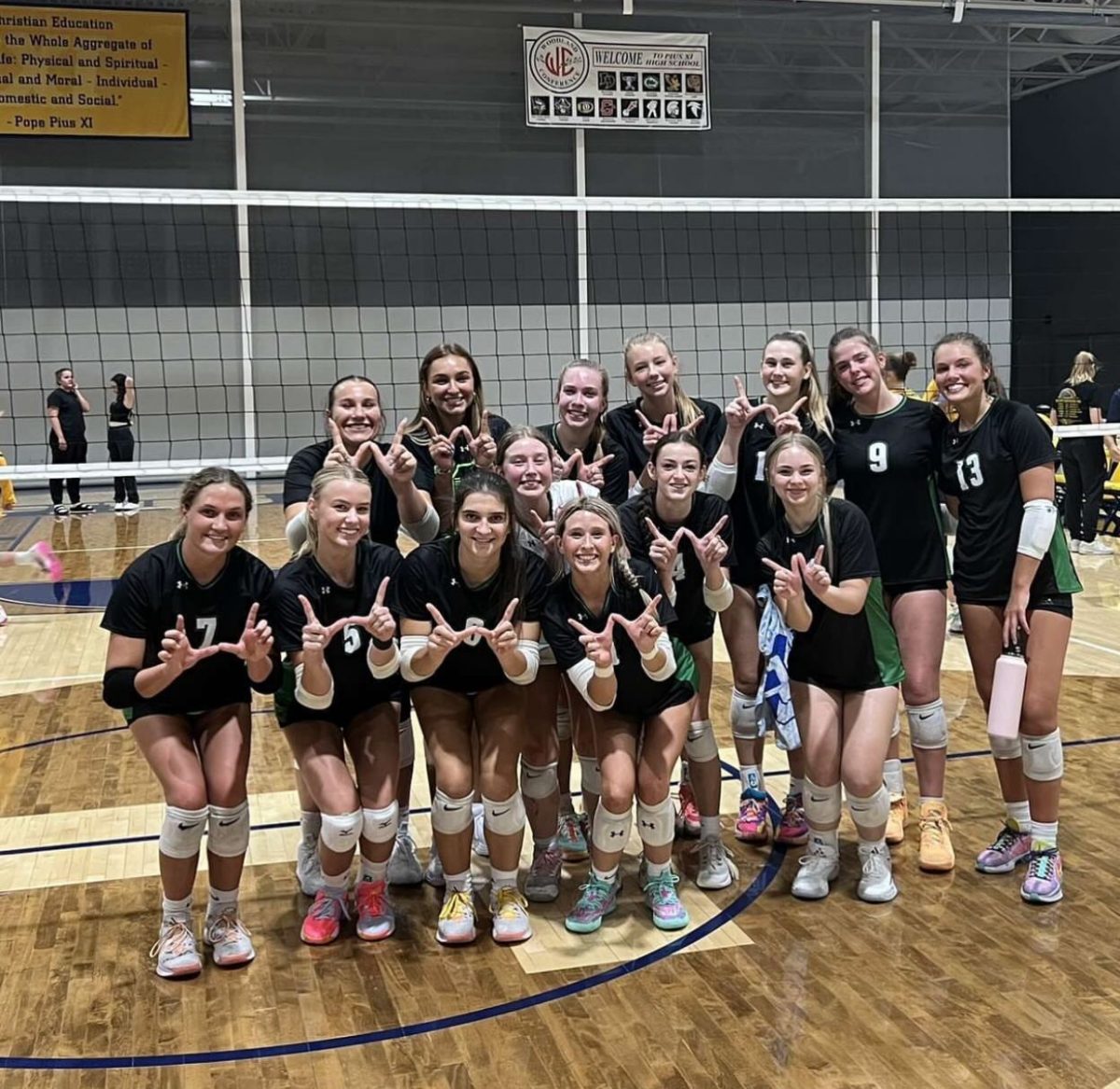 Greendale Girls Volleyball fighting their way through the season