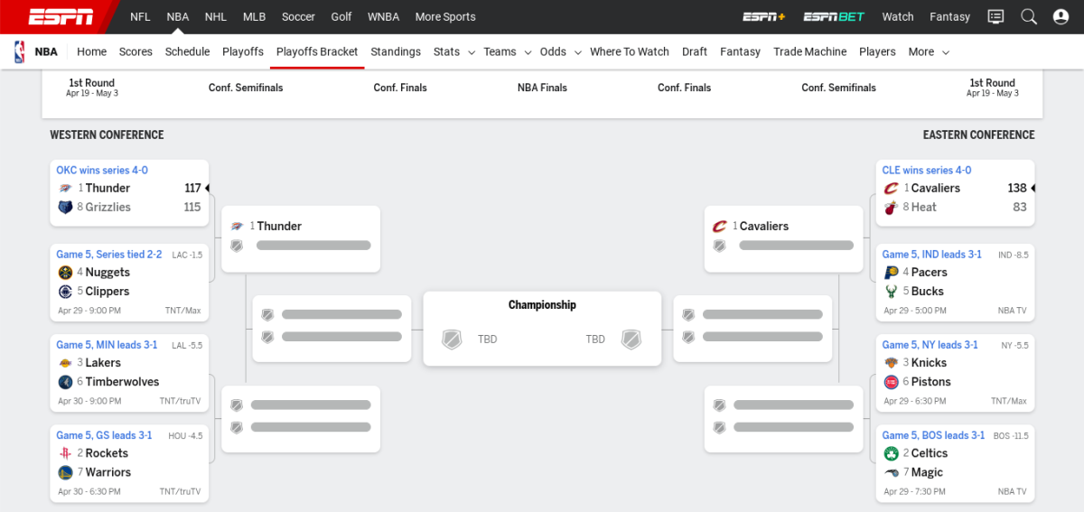 Western Teams Battle for Finals Spot