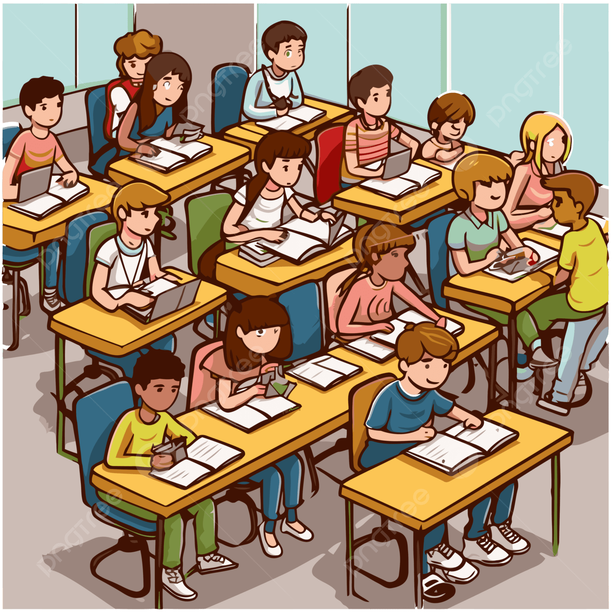 Students Excited For The New Semester